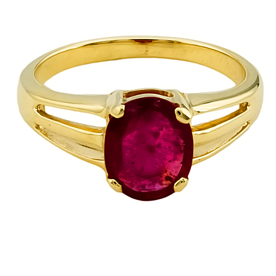 9ct Gold Ruby Ring size N